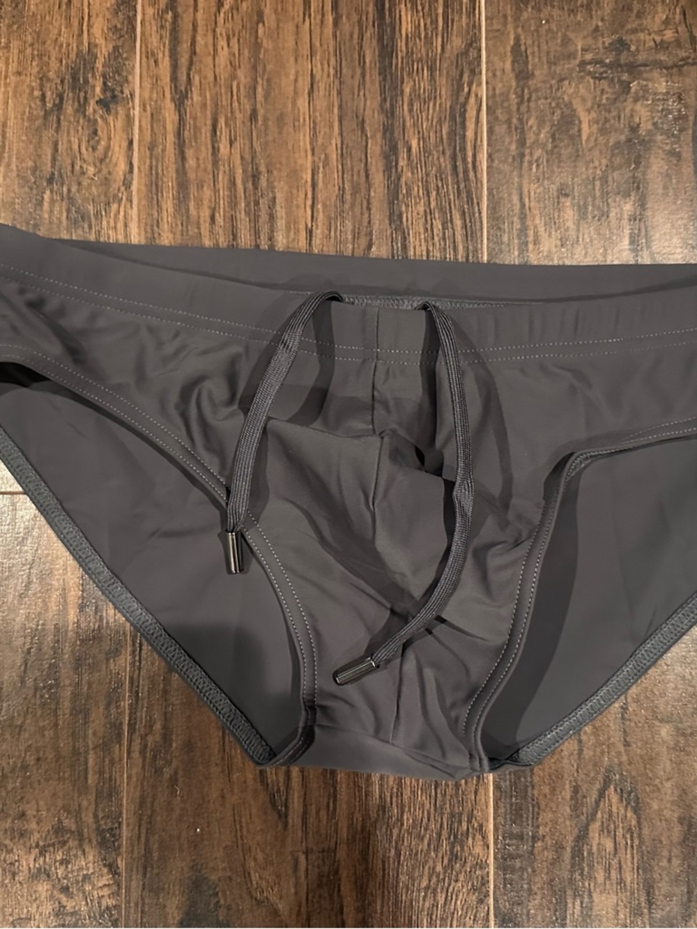 Todd Sanfield Men's Charcoal Swim Brief